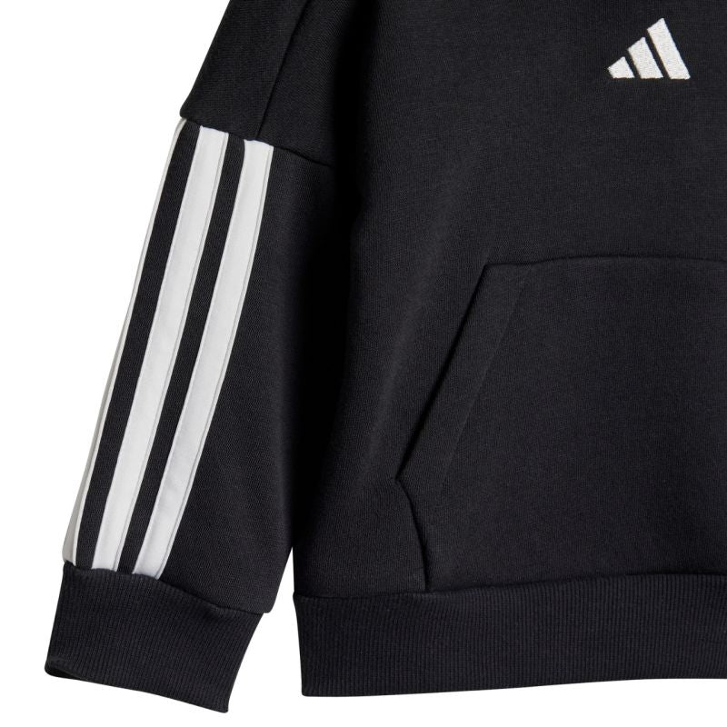 adidas Essentials Joggers 3 Stripes Fleece Hoodie Tracksuit for Kids Black JD6484 Clothing Your Sports Performance