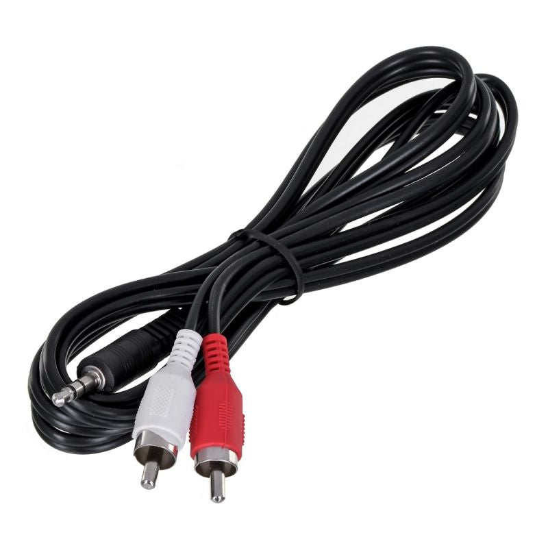 GEMBIRD CCA-458 cable (2x Cinch M - Mini Jack M; 1.5m; black) Kable i adaptery/Kable JACK i RCA(Cinch) Your Sports Performance