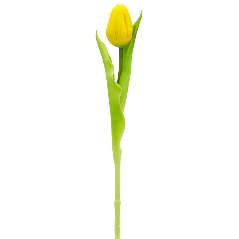 YELLOW TULIP 31CM LIFE-LIKE SPRING DECORATION Home and Garden/Equipment Your Sports Performance