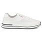 Women's leather openwork shoes, white Filippo DP7608/26 WH Filippo