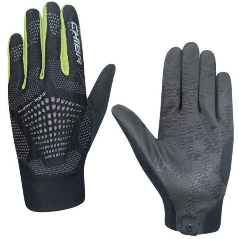 CHIBA SUPERLIGHT gloves black yellow XL Clothing Your Sports Performance