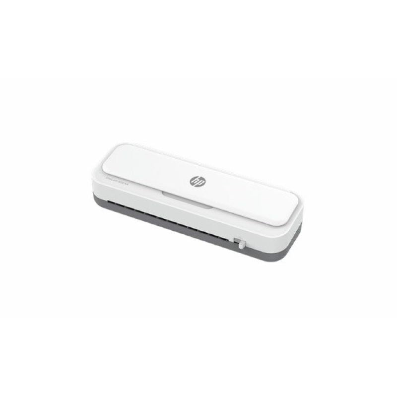 HP ONELAM 400 A3 Laminator, cold/hot, integrated trimmer, corner rounder, speed 40cm/min + 15 pouches: 3xA4, 4xA5, 4xA6, 4xB-CARD, white Urządzenia biurowe/Laminatory Your Sports Performance