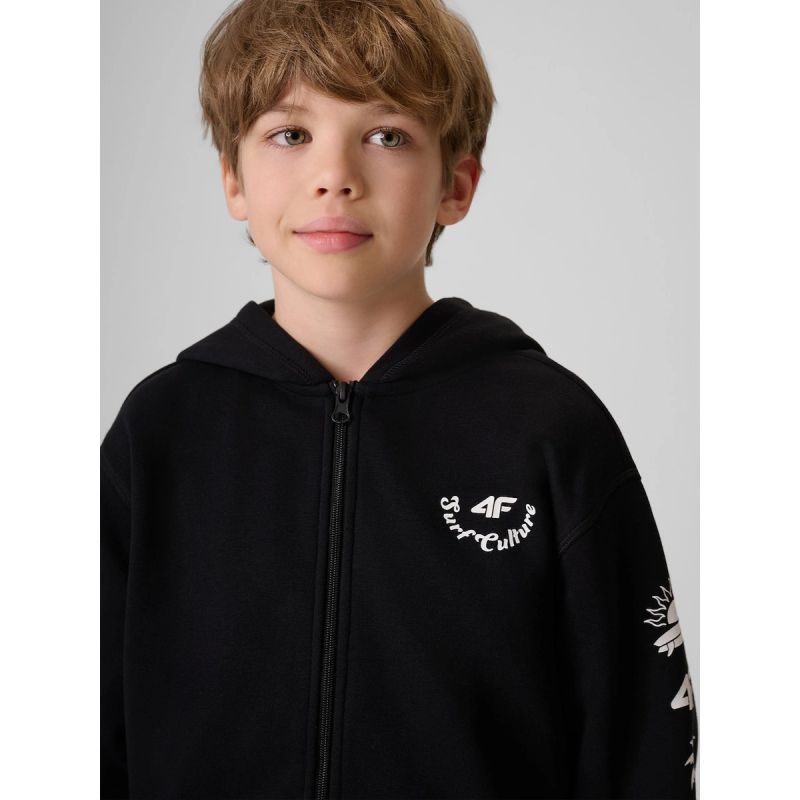 Boy's loose hooded sweatshirt 4F 4FJRSS26TSWSM3052-20S
