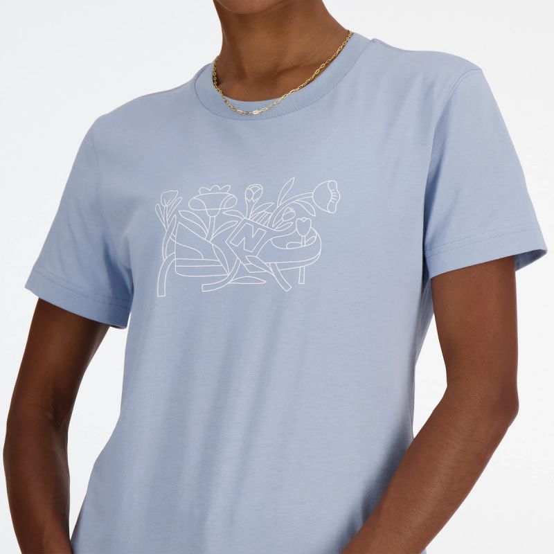 New Balance S/S Floral Tee Lay W WT41912LAY Clothing/Lifestyle/T-shirts/New Balance New Balance