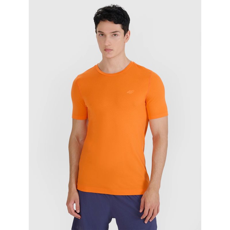Men's quick-drying running shirt 4F 4FWSS25TFTSM1262-70S *Kategoria tymczasowa Your Sports Performance