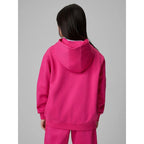 Girls' loose sweatshirt with hood 4F 4FJRSS26TSWSF2715-54S 4f