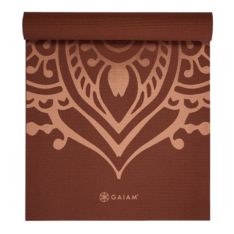 Go Jogi Gaiam Intense Rust Sundial Layers 5mm 65738 mat Accessories/Training equipment Your Sports Performance