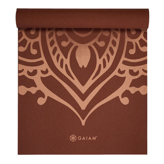 Go Jogi Gaiam Intense Rust Sundial Layers 5mm 65738 mat Accessories/Training equipment Your Sports Performance