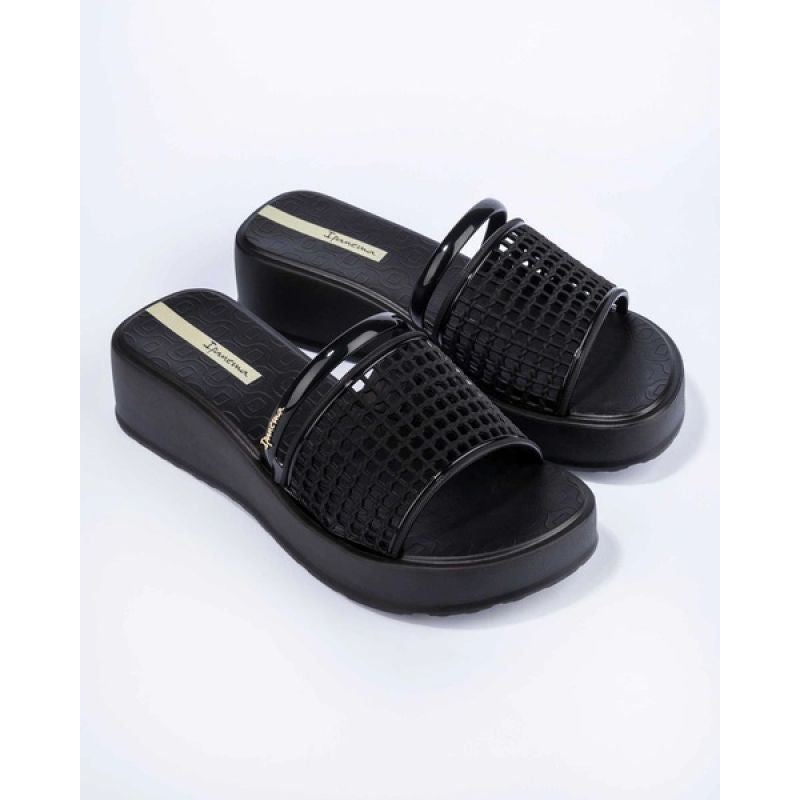 Ipanema women's flip-flops Essence black platform fashionable