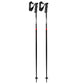 LEKI STICKS QNTM black/red 125 Akcesoria sportowe i turystyczne/Kije do Nordic Walking i trekkingu Your Sports Performance