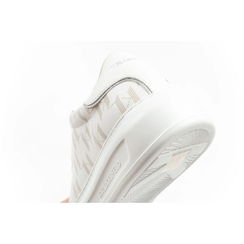 Karl Lagerfeld Kapri men's shoes sneakers natural leather white In preparation Your Sports Performance