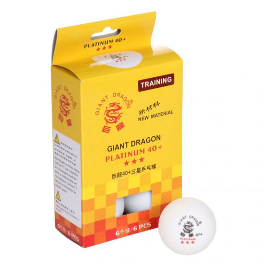 Set of Smj Giant Dragon Platinum Star *** table tennis balls 6 pcs. 8333 Accessories/Balls/Table Tennis Your Sports Performance