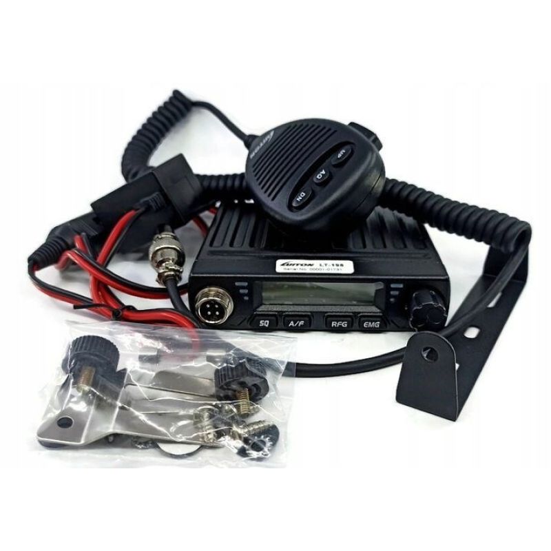 CB Radio LUITON LT-198 Mini ASQ 12V/24V with cigarette lighter plug AM FM Elektronika i akcesoria/CB Radia Your Sports Performance