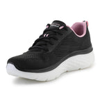 SKECHERS GO WALK HYPER BURST SPACE INSIGHT BLACK/PINK 124578-BKPK Skechers