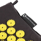 HMS AKM04 Premium Acupressure Mat, Black, Set with Pillow In preparation Your Sports Performance