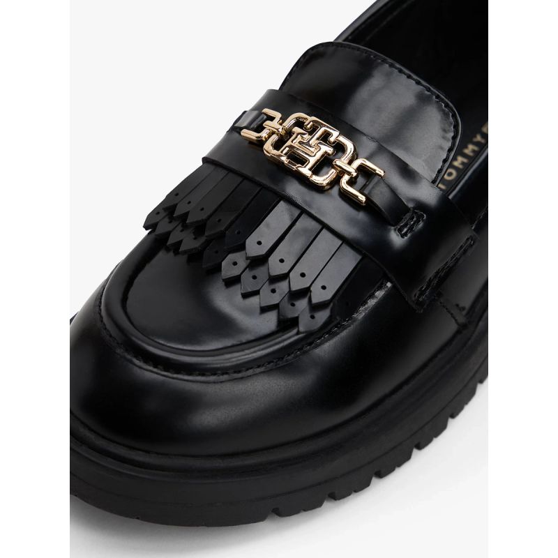 Tommy Hilfiger women's loafers LOW CUT SHOE T3A4-34011-1453999 999 BLACK WD