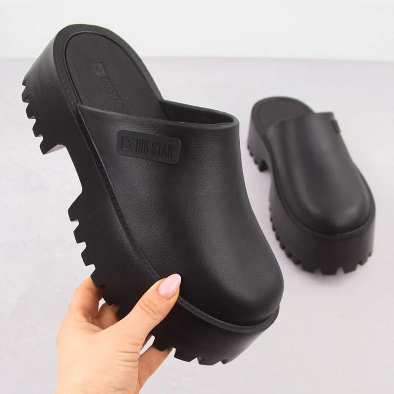 Clogs with a massive sole Big Star W NN274014 INT2083A Footwear/Lifestyle/Brinkenstock/Klapki/chodaki Your Sports Performance