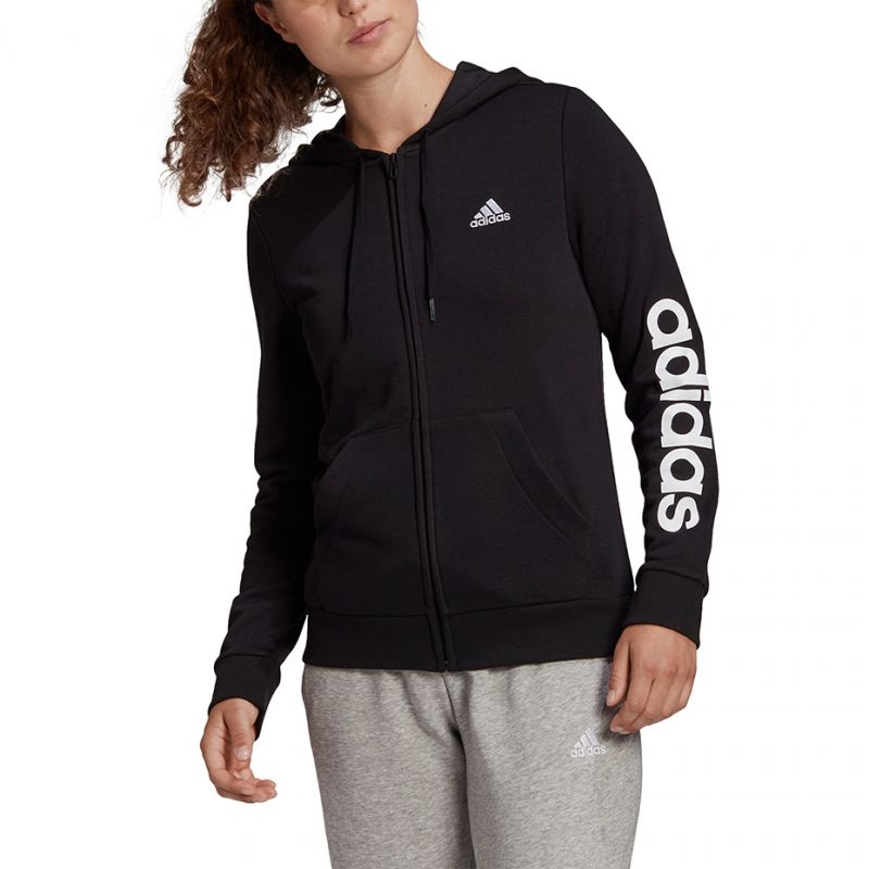 Adidas Essentials Linear Ful zipp Hoodie W GL0791 Clothing/Training Adidas