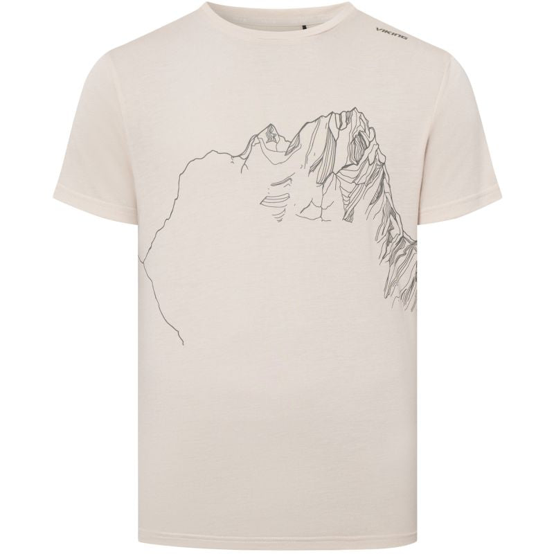 VIKING Morain Man Bamboo Men's T-Shirt, Beige