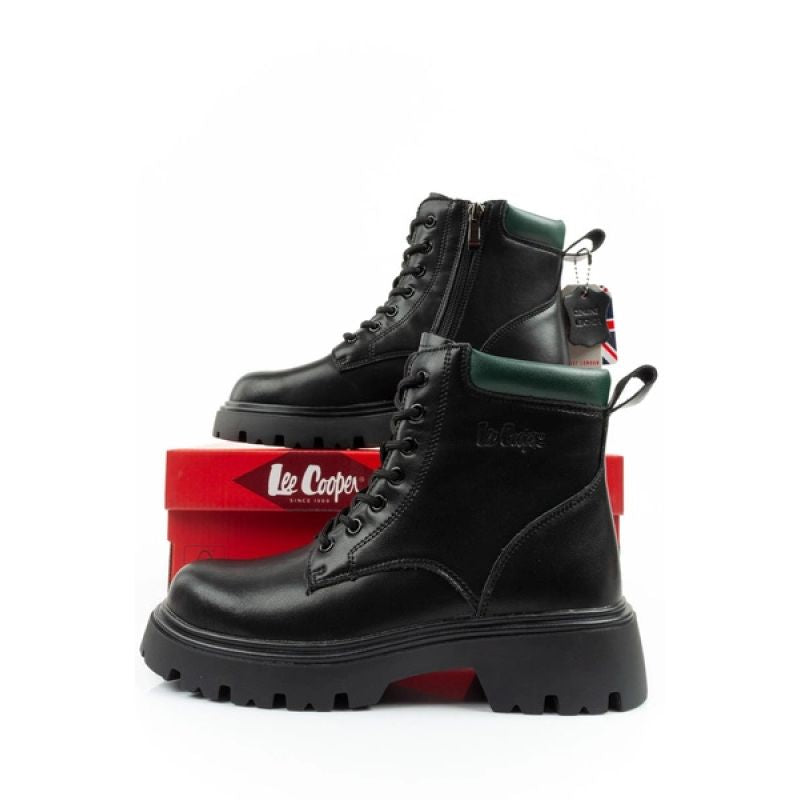 Lee Cooper boots, women's boots, leather boots, insulated, lace-up Lee Cooper
