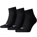 Puma Unisex Quarter Plain 3pak Socks 906978 32/27108000 12 Clothing/Training/Socks Puma