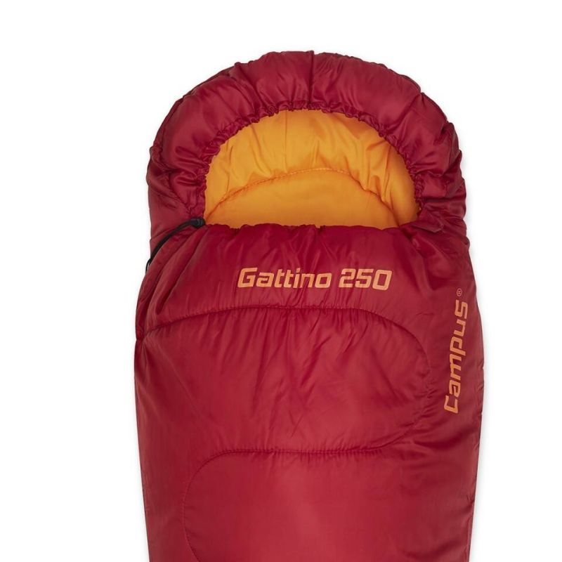 Campus Gattino 250 Mummy Sleeping Bag Right Red/Orange Akcesoria i sprzęt koszykarski/Torby i plecaki Your Sports Performance