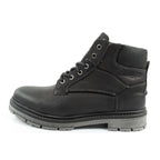 Wrangler Allan Mid men's boots, Chelsea boots, elegant leather, black Wrangler