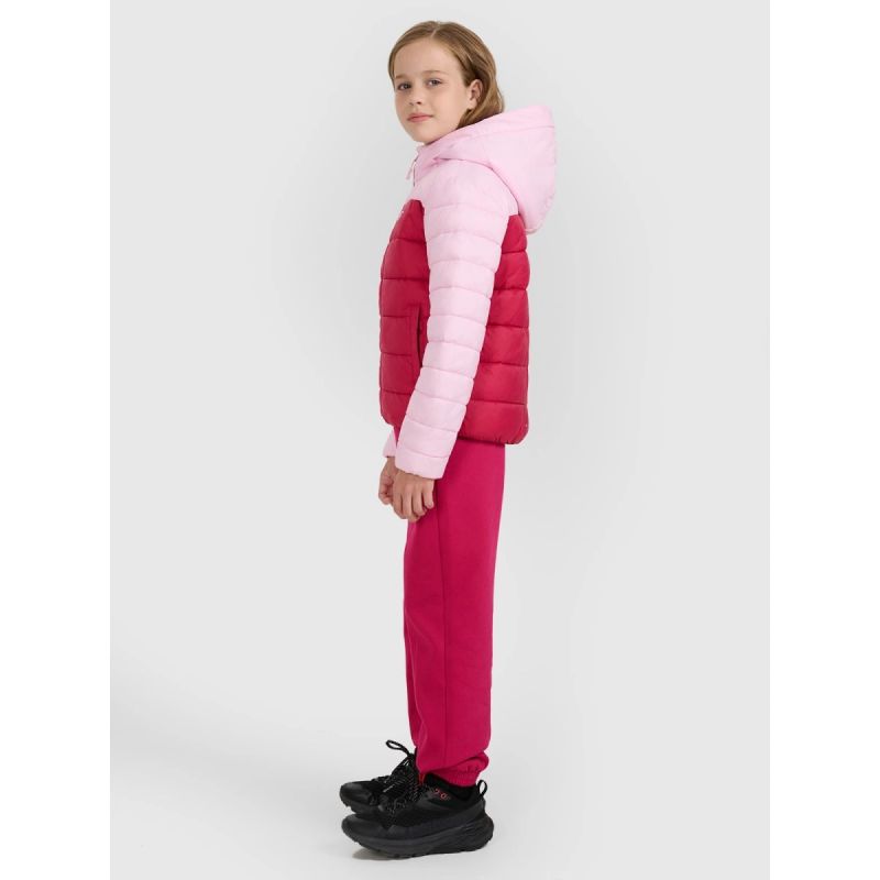 Girls' down jacket with synthetic filling 4F 4FJRAW25TDJAF0771-54S 4f
