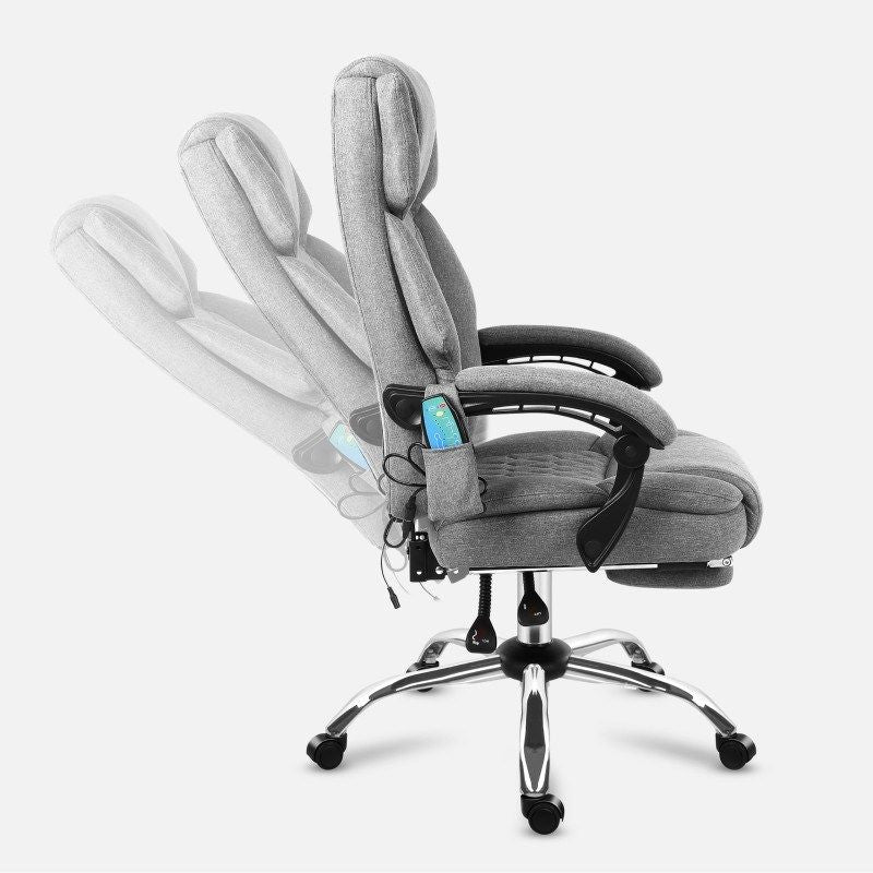 Boss 6.0 Gray Swivel Chair Fotele/Fotele biurowe Your Sports Performance