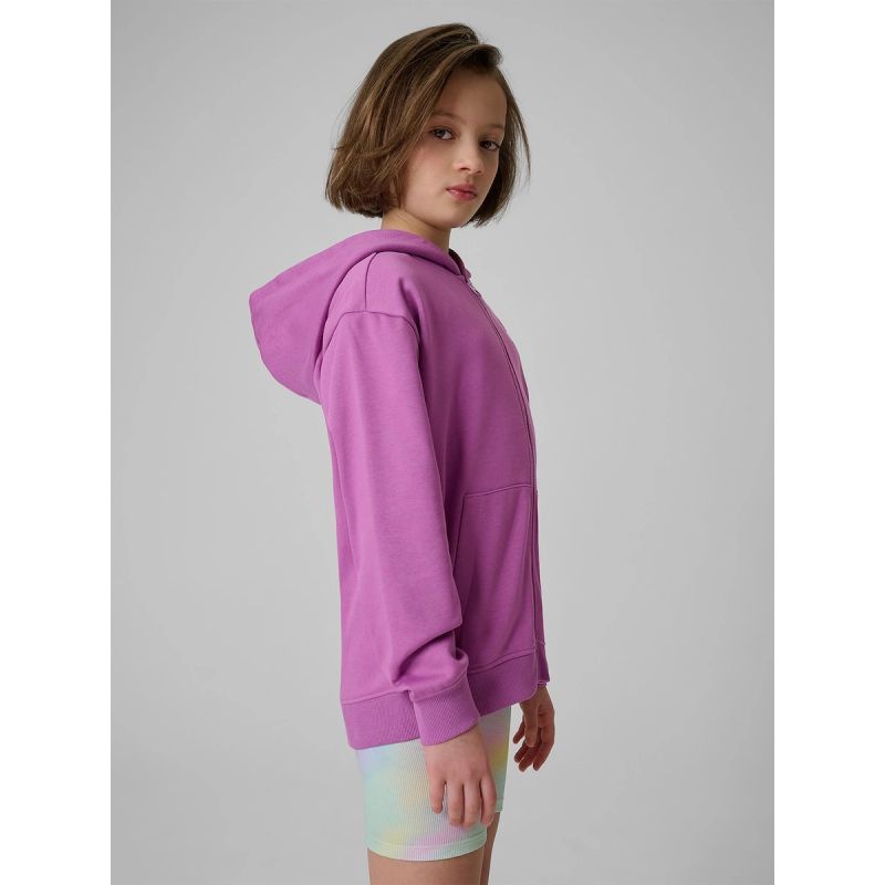 Girls’ Loose-Fit Hooded Sweatshirt 4F 4FJRSS26TSWSF2902-51S