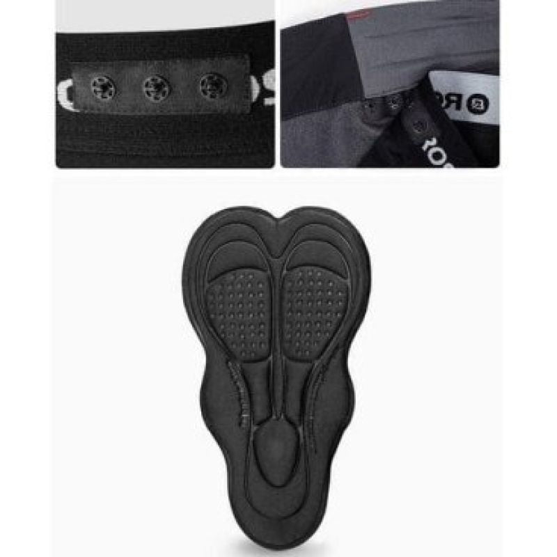 Rockbros Men's 2-in-1 Cycling Shorts Gray XL Rockbros/Odzież Rowerowa/Spodenki Your Sports Performance