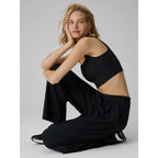 Women's slim striped crop-top 4F 4FRAW26TSLEF373-20S