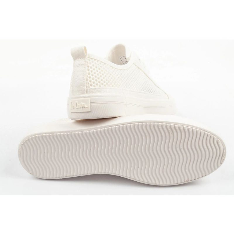 Lee Cooper women's sneakers, openwork, white, comfortable, summer shoes