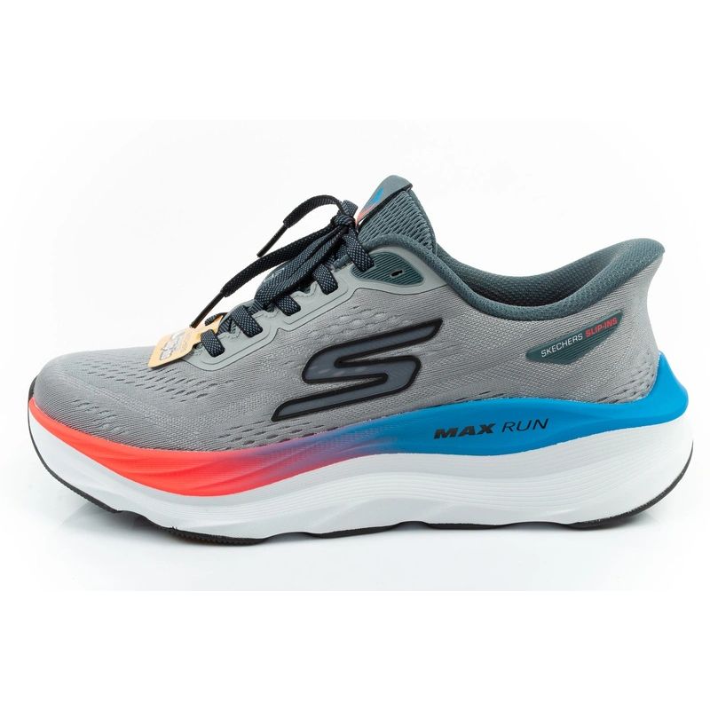 Skechers men's sports shoes sneakers Max Run gray SLIP-INS To be categorized Your Sports Performance