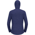 Odlo TENCIA Men's Mid-Layer Hoody Full Zip, Blue