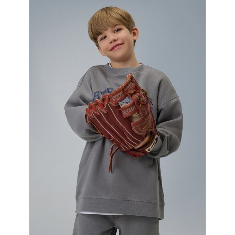 Boy's loose sweatshirt without hood 4F 4FJRSS26TSWSM2635-24S 4f