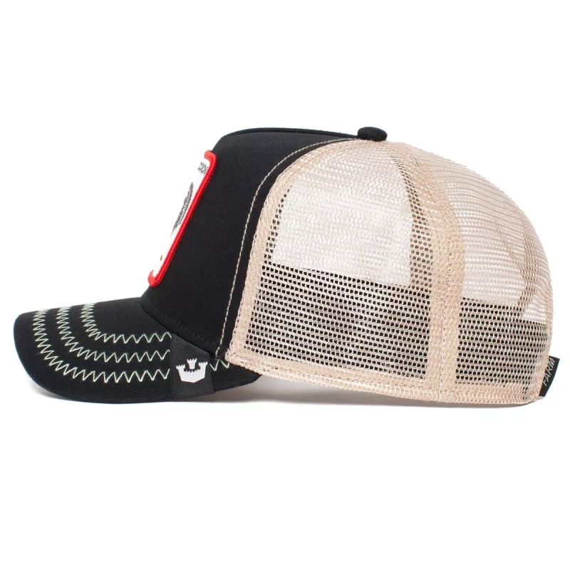Goorin Bros. The Cock Black Trucker Cap - 101-0378-BLK Odzież/Czapki/Czapki z daszkiem Your Sports Performance
