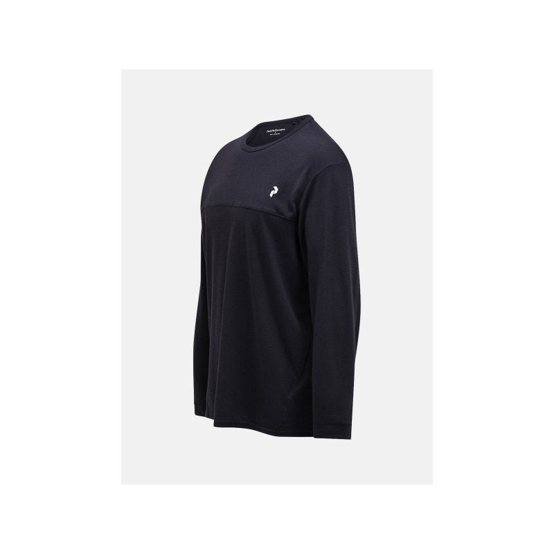 Men’s PEAK PERFORMANCE M Trail Wool Blend LS T-Shirt, black