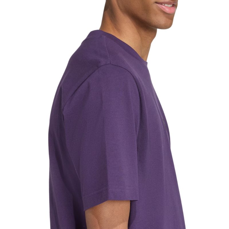 Men's adidas Essentials Small Logo Single Jersey Purple JW6232 In preparation Adidas