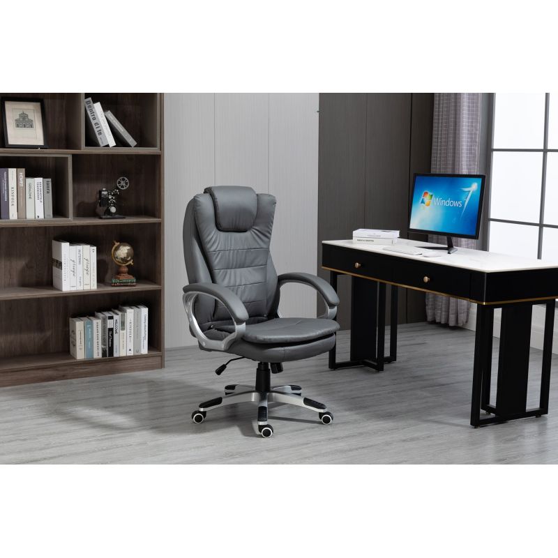 Activejet Heated Massage Office Chair YK7304 Gray Fotele/Fotele biurowe Your Sports Performance