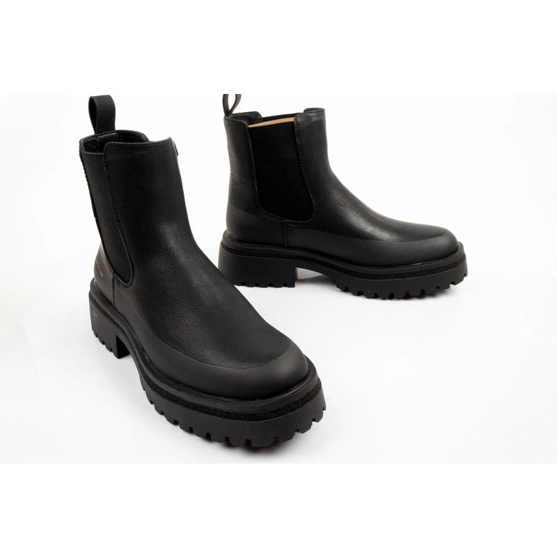 GAP women's Louise shoes black ankle boots fashionable slip-on