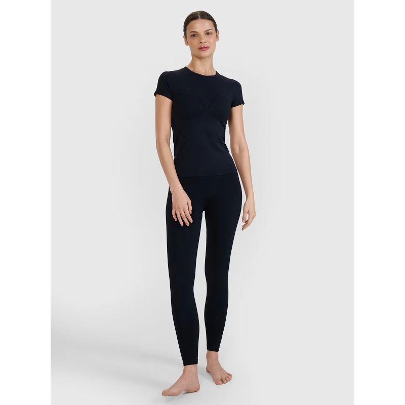 Women's quick-drying yoga and pilates t-shirt 4F 4FWSS25TFTSF1270-20S 4f