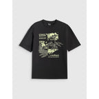 Women's loose T-shirt with print 4F 4FRSS26TTSHF3705-20S 4f