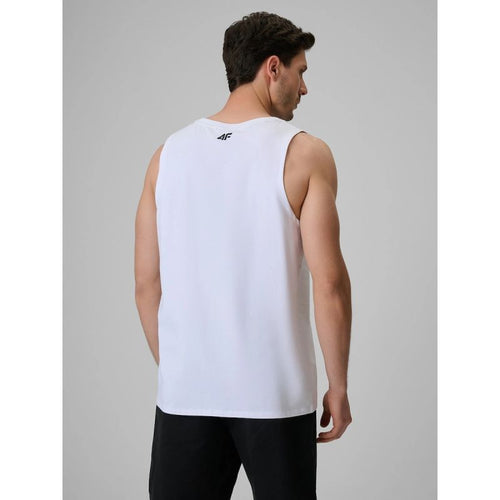 Men's regular sleeveless T-shirt with print 4F 4FRSS26TSLEM331-10S 4f