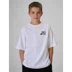 Boy's loose T-shirt with print 4F 4FJRSS26TTSHM4277-10S