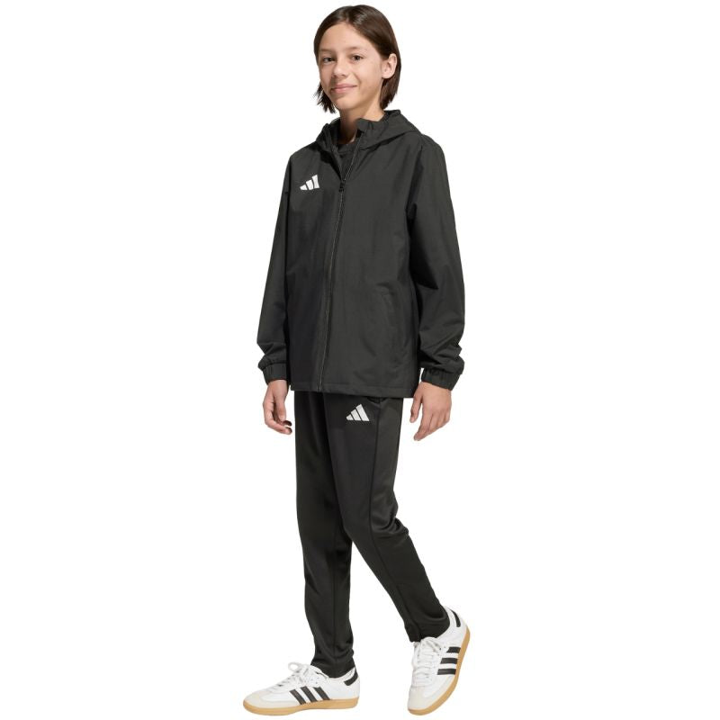 adidas Entrada 26 All Weather Kids Jacket Black JZ9104 adidas