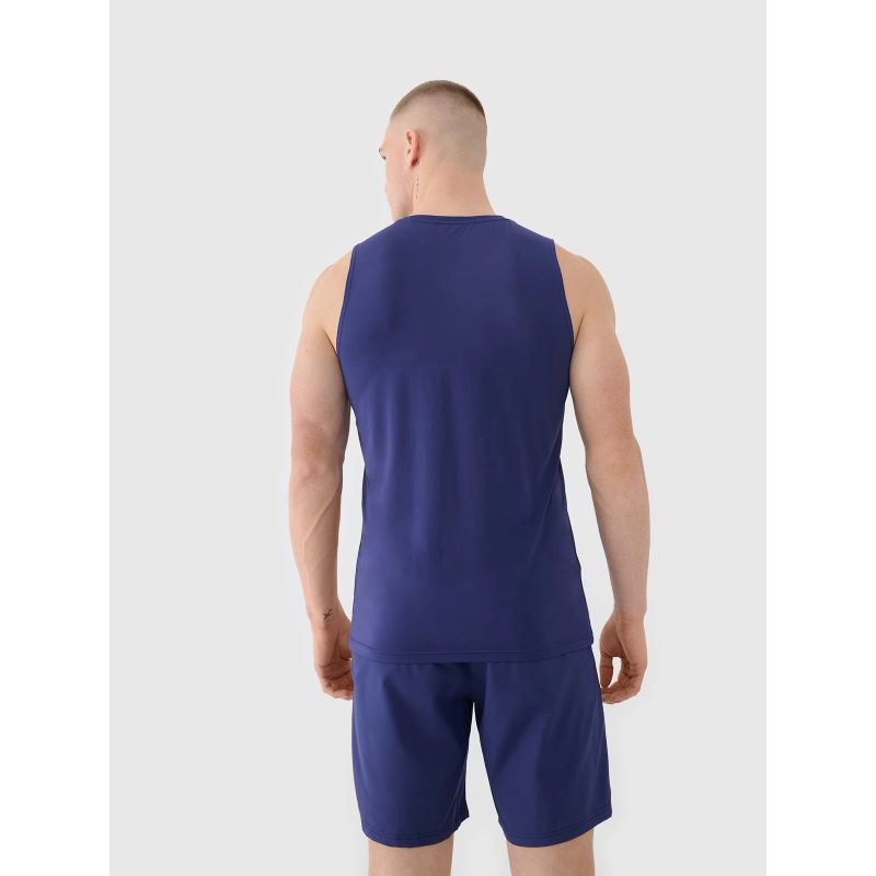 Men's quick-drying training tank top 4F 4FWSS25TFSLM460-30S *Kategoria tymczasowa Your Sports Performance