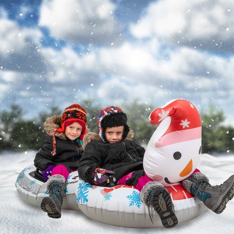 SLIDE INFLATABLE SLIDE FOR 2 PEOPLE SNOWMAN 138x74x80CM Accessories Your Sports Performance