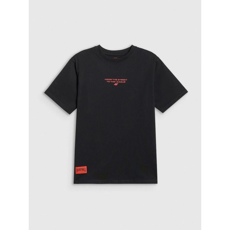 Boy's loose T-shirt with print 4F 4FJRSS26TTSHM3835-20S 4f