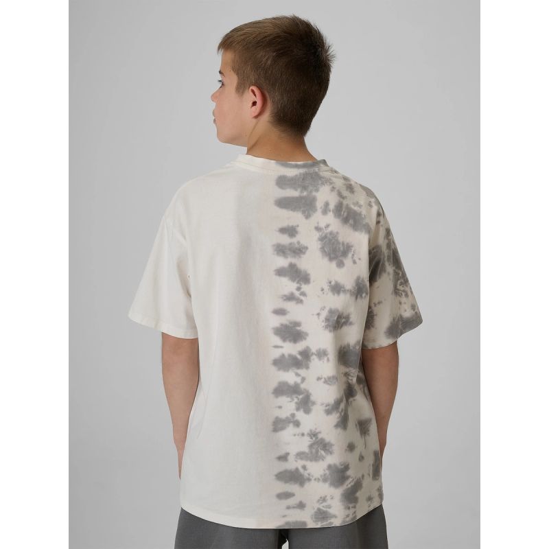Boy's cotton T-shirt 4F 4FJRSS26TTSHM4168-91A